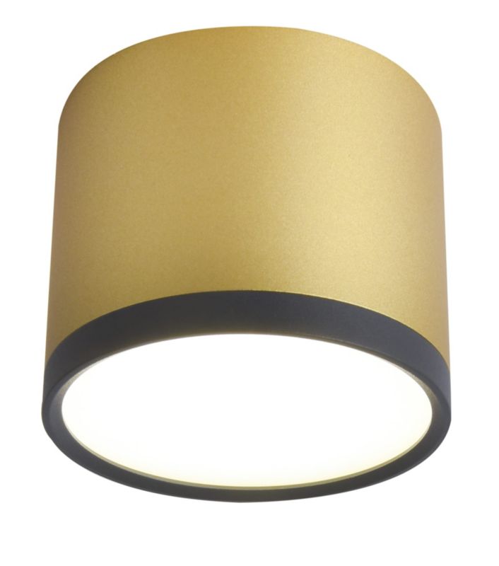 Reflektor sufitowy Candellux Tuba  złoto-czarny LED 9W 4000K 650lm  IP20 wym: 8,8 x 8,8 cm aluminium - 1 szt.