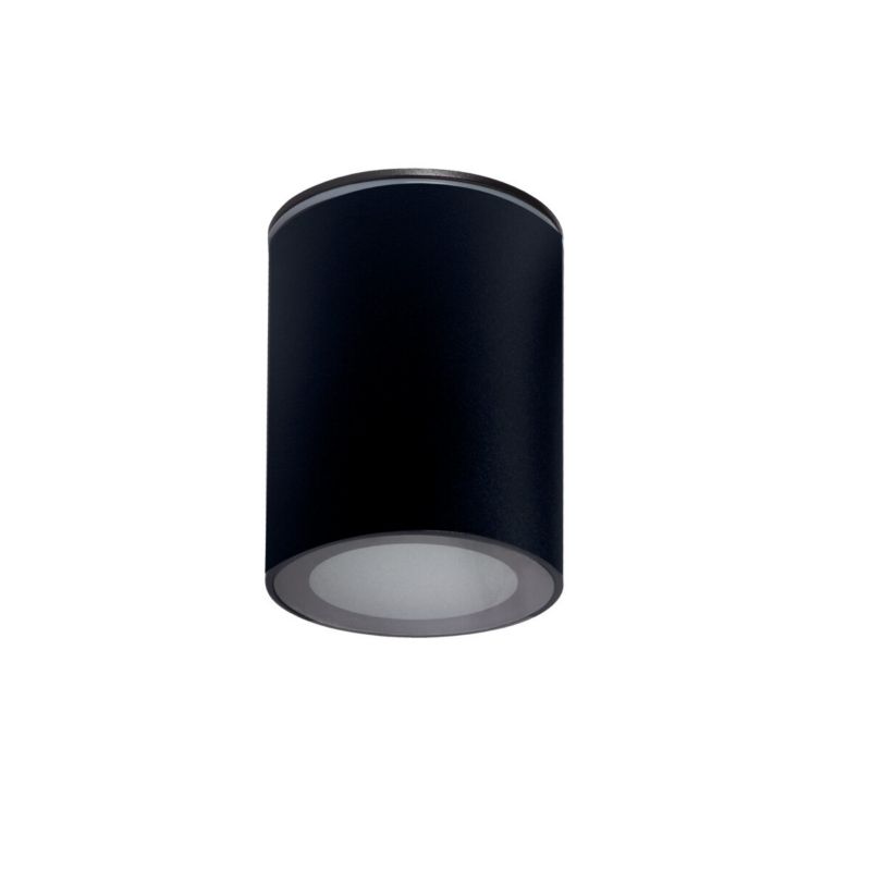 Reflektor sufitowy Kanlux Aqilo czarny hermetyczny 1 x GU10 x 7W IP65 wym: 9 x 7 x 7 cm - 1 szt.