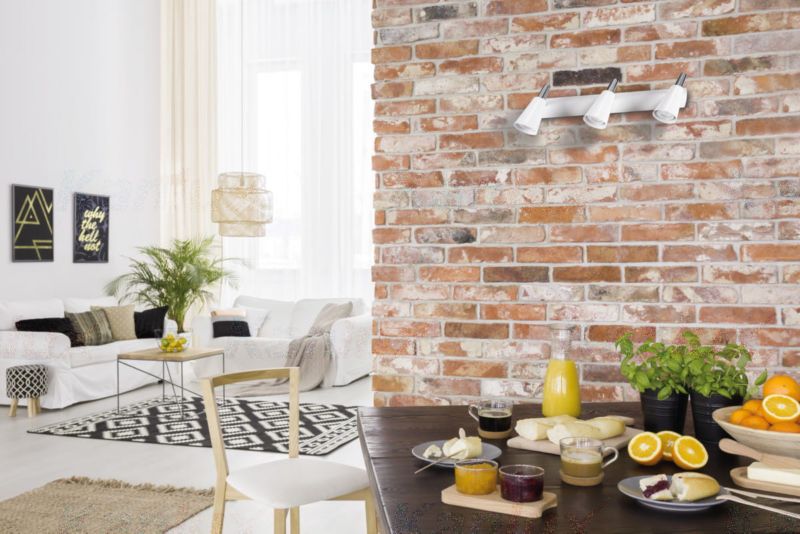 Reflektor sufitowy Kanlux Sempra  biały  3 x GU10 x 35W IP20 wym: 42,5 x 6,5 cm - 1 szt.