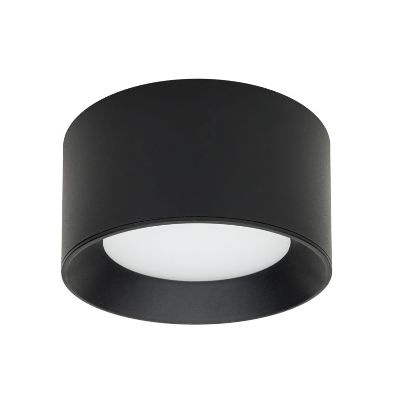 Reflektor sufitowy okrągły Italux Sirius czarny LED 13W  3000-4000K 927lm IP44 - 1 szt.