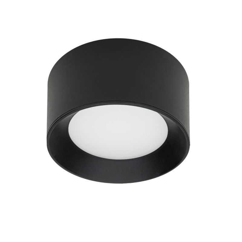 Reflektor sufitowy okrągły Italux Sirius czarny LED 13W  3000-4000K 927lm IP44 - 1 szt.