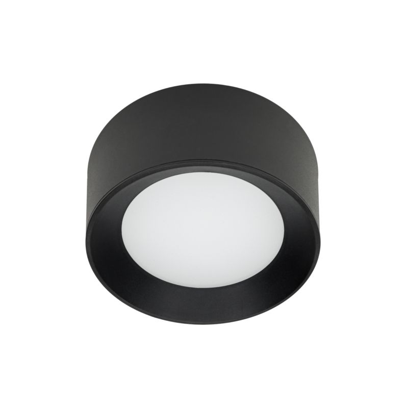 Reflektor sufitowy okrągły Italux Sirius czarny LED 13W  3000-4000K 927lm IP44 - 1 szt.