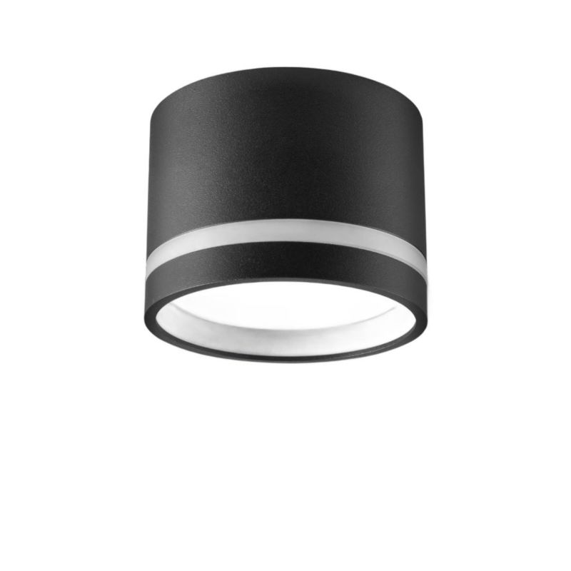 Reflektor sufitowy Polux Paris czarno-szary  1 x GX53 x 6W IP20 wym: 5,4 x 8,3 x 8,3 cm - 1 szt.