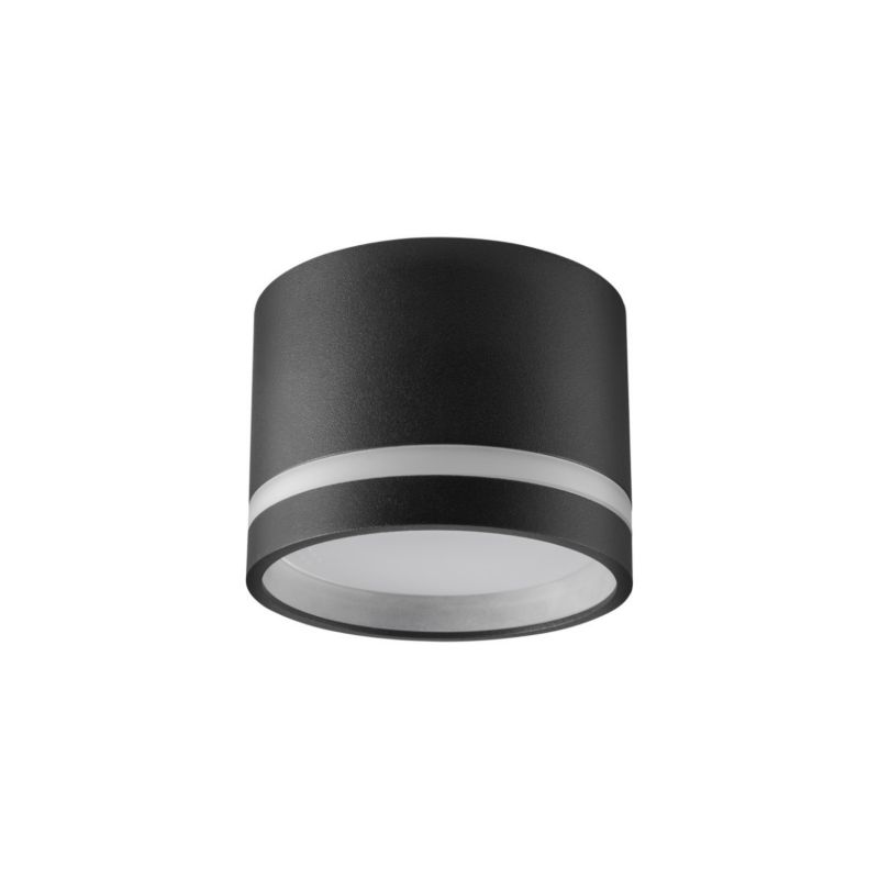 Reflektor sufitowy Polux Paris czarno-szary  1 x GX53 x 6W IP20 wym: 5,4 x 8,3 x 8,3 cm - 1 szt.