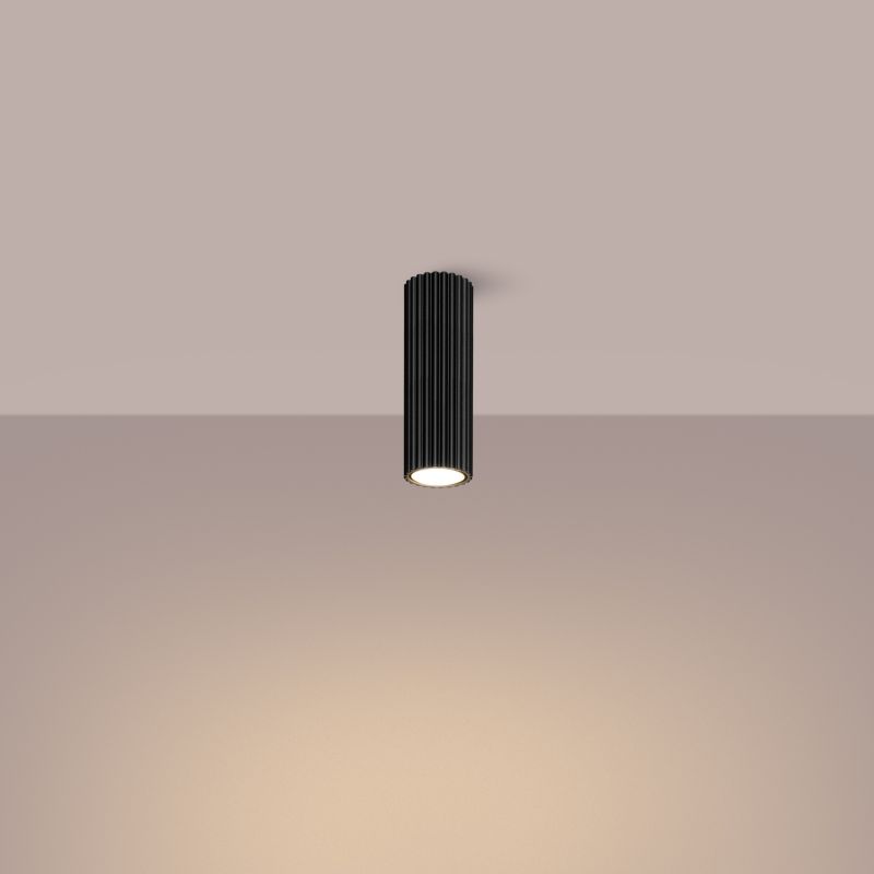 Reflektor sufitowy  Pure Lume GRAVIO czarny 1xGU10x10W IP20 wym:20x6,5x6,5cm - 1 szt.
