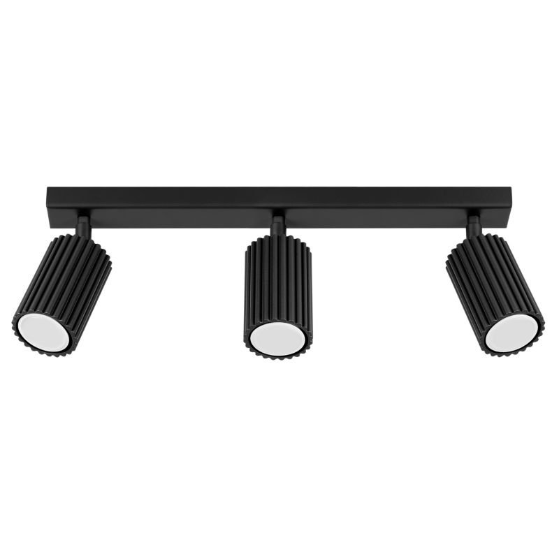 Reflektor sufitowy  Pure Lume GRAVIO czarny 3xGU10x10W IP20 wym:16,5x45x6,5cm - 1 szt.