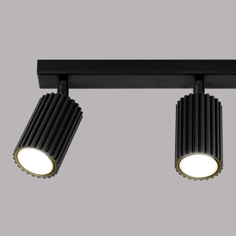 Reflektor sufitowy  Pure Lume GRAVIO czarny 3xGU10x10W IP20 wym:16,5x45x6,5cm - 1 szt.
