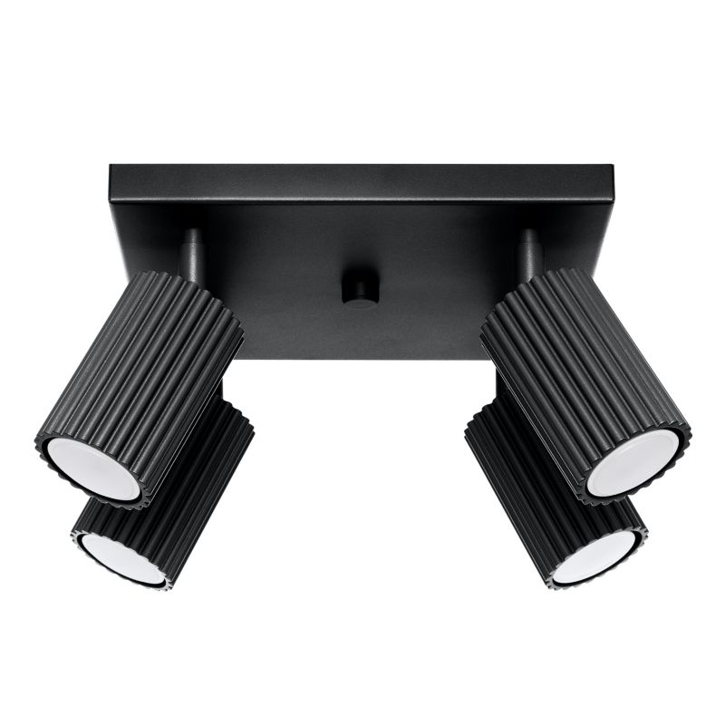 Reflektor sufitowy  Pure Lume GRAVIO czarny 4xGU10x10W IP20 wym:16,5x25x25cm - 1 szt.