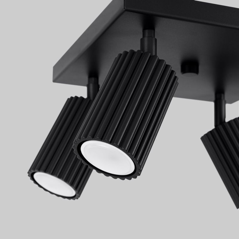 Reflektor sufitowy  Pure Lume GRAVIO czarny 4xGU10x10W IP20 wym:16,5x25x25cm - 1 szt.