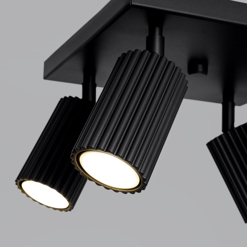 Reflektor sufitowy  Pure Lume GRAVIO czarny 4xGU10x10W IP20 wym:16,5x25x25cm - 1 szt.