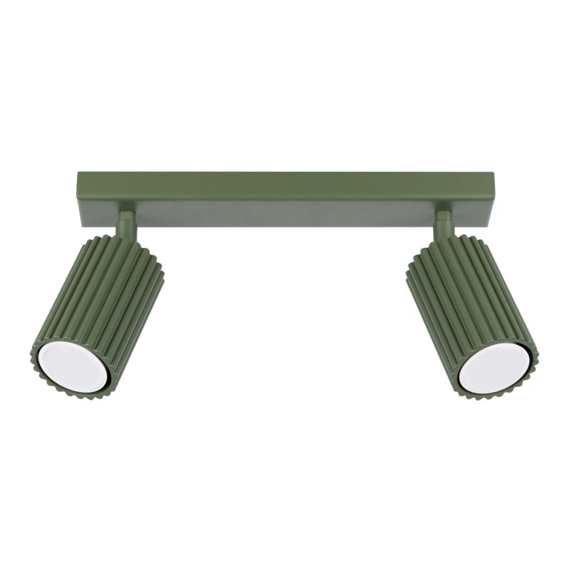 Reflektor sufitowy  Pure Lume GRAVIO zielony oliwkowy 2xGU10x10W IP20 wym:16,5x30x6,5cm - 1 szt.