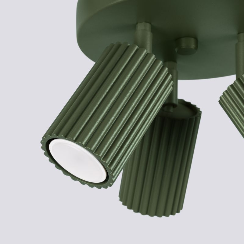 Reflektor sufitowy  Pure Lume GRAVIO zielony oliwkowy 3xGU10x10W IP20 wym:18x19,5x19,5cm - 1 szt.