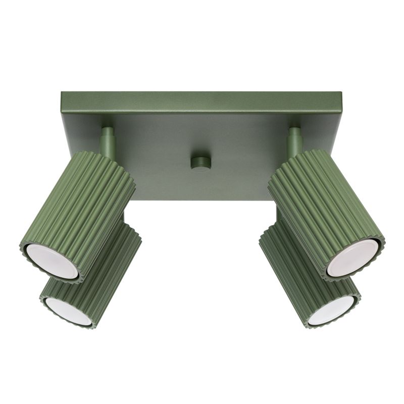 Reflektor sufitowy  Pure Lume GRAVIO zielony oliwkowy 4xGU10x10W IP20 wym:16,5x25x25cm - 1 szt.