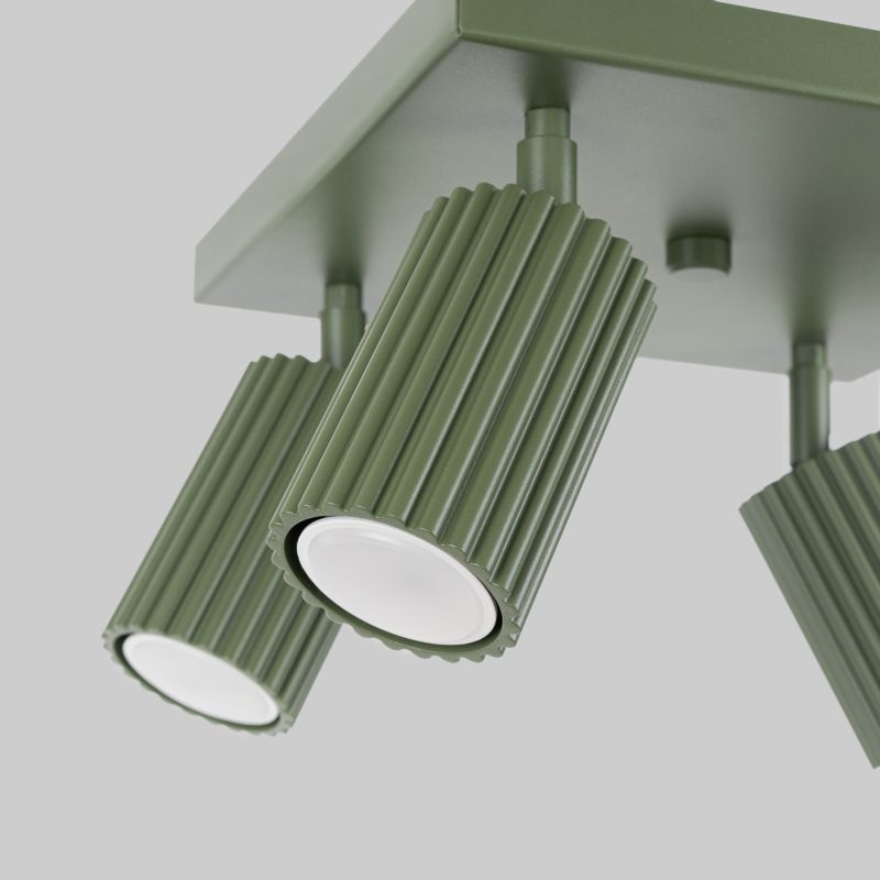 Reflektor sufitowy  Pure Lume GRAVIO zielony oliwkowy 4xGU10x10W IP20 wym:16,5x25x25cm - 1 szt.