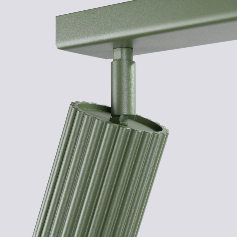 Reflektor sufitowy  Pure Lume GRAVIO zielony oliwkowy 6xGU10x10W IP20 wym:16,5x117x6,5cm - 1 szt.
