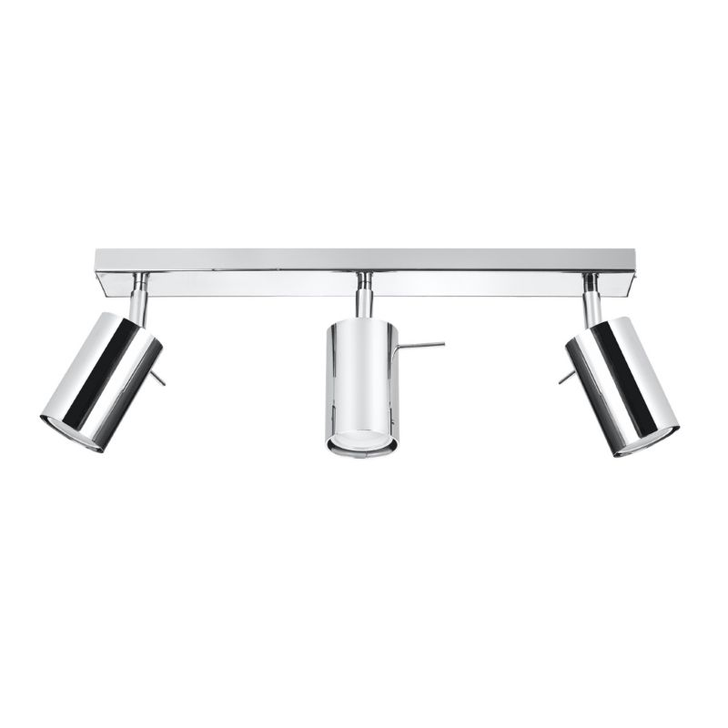 Reflektor sufitowy  Pure Lume TORQUE chromowany 3xGU10x40W IP20 wym:15x45x45cm - 1 szt.