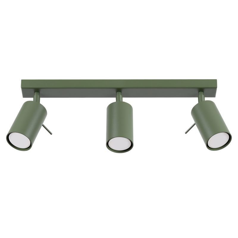 Reflektor sufitowy  Pure Lume TORQUE zielony oliwkowy 3xGU10x10W IP20 wym:17x45x6cm - 1 szt.
