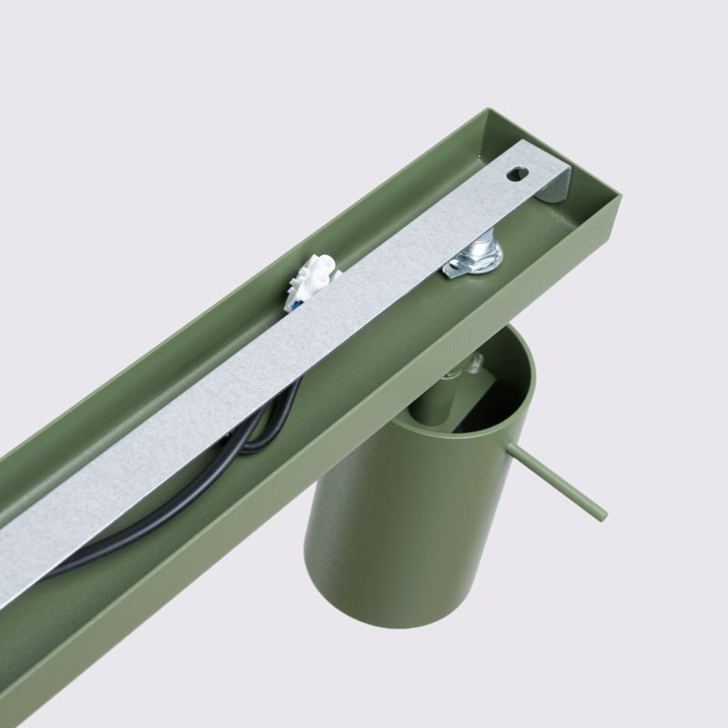 Reflektor sufitowy  Pure Lume TORQUE zielony oliwkowy 3xGU10x10W IP20 wym:17x45x6cm - 1 szt.