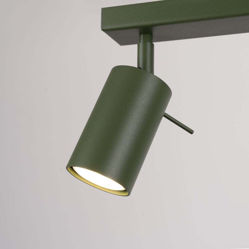 Reflektor sufitowy  Pure Lume TORQUE zielony oliwkowy 3xGU10x10W IP20 wym:17x45x6cm - 1 szt.
