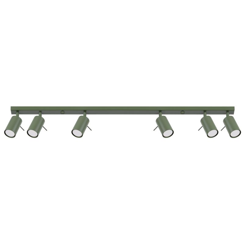 Reflektor sufitowy  Pure Lume TORQUE zielony oliwkowy 6xGU10x10W IP20 wym:17x117x6cm - 1 szt.