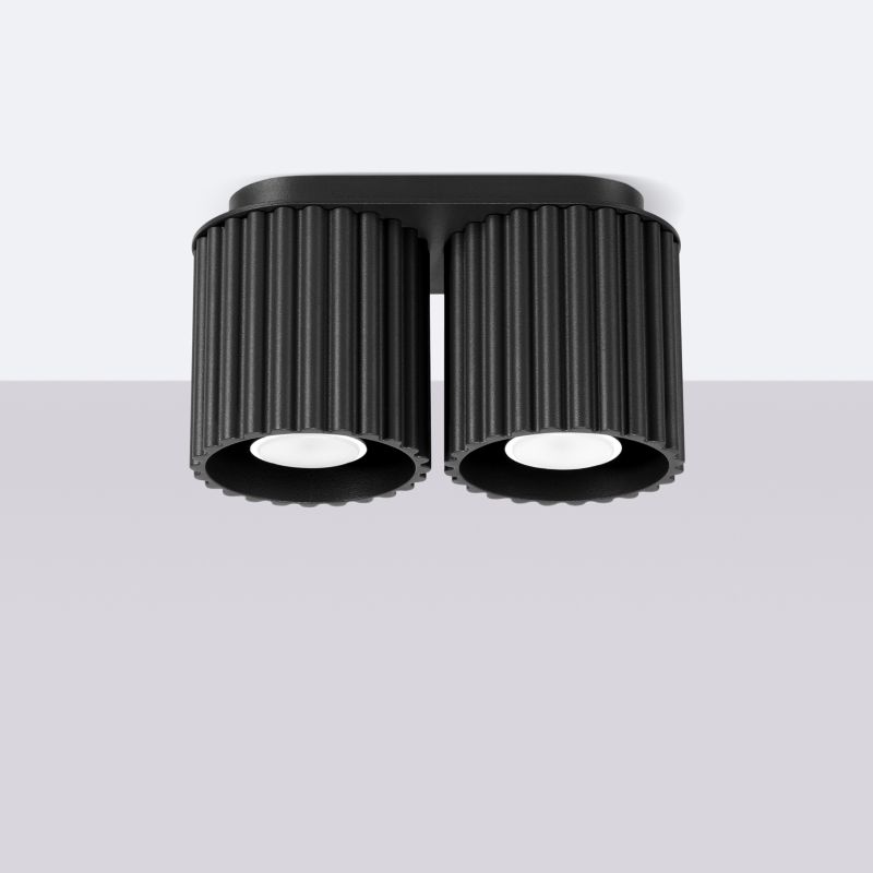 Reflektor sufitowy  Pure Lume VISTAO czarny 2xGU10x10W IP20 wym:12x21x10cm - 1 szt.