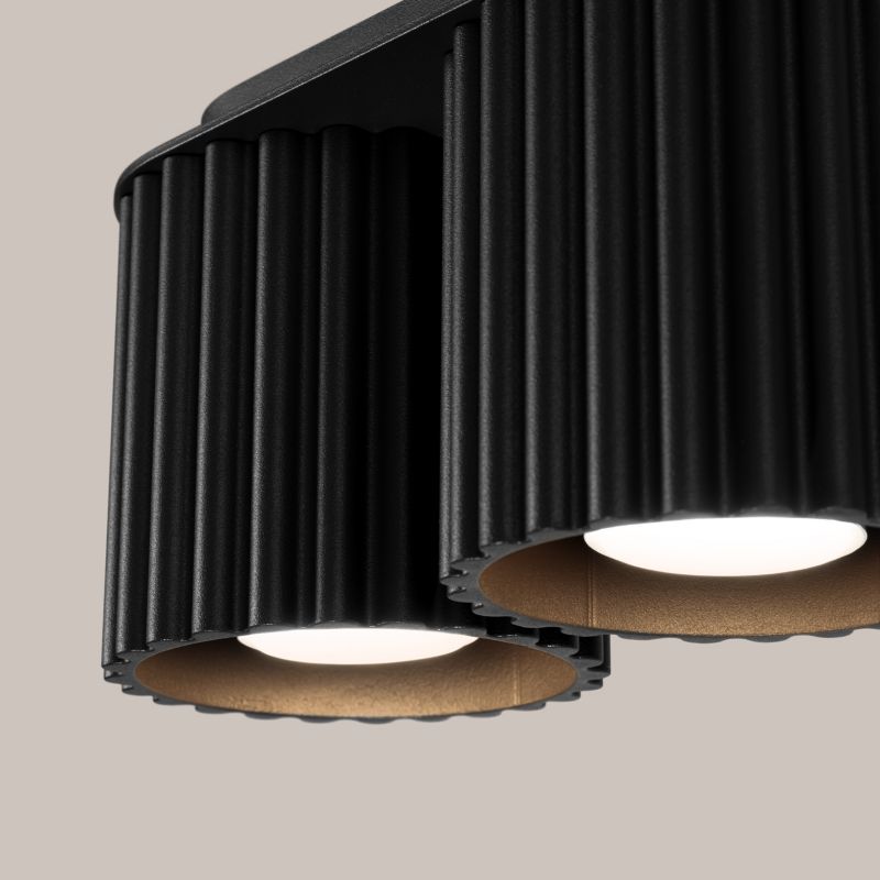 Reflektor sufitowy  Pure Lume VISTAO czarny 2xGU10x10W IP20 wym:12x21x10cm - 1 szt.