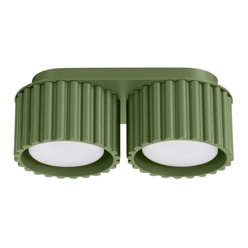 Reflektor sufitowy  Pure Lume VISTAO zielony oliwkowy 2xGX53x10W IP20 wym:8x21x10cm - 1 szt.