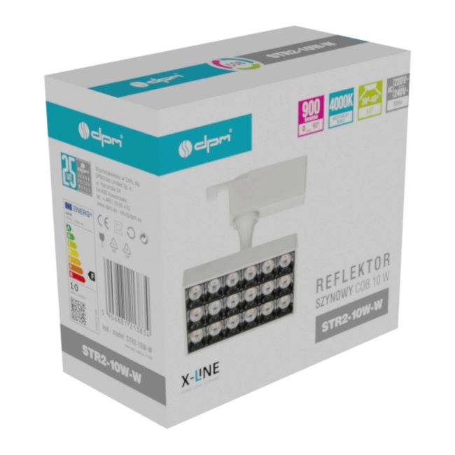 Reflektor szynowy LED DPM X-Line liniowy spot 10 W biały