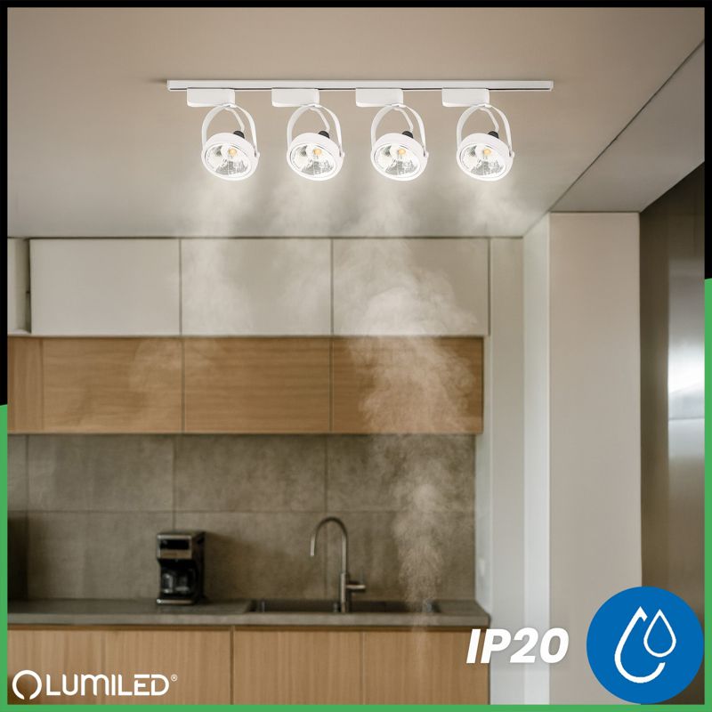 Reflektor Szynowy Lumiled GU10 ES111 Biały Lampa do Szynoprzewodów Jednofazowych 1 szt.