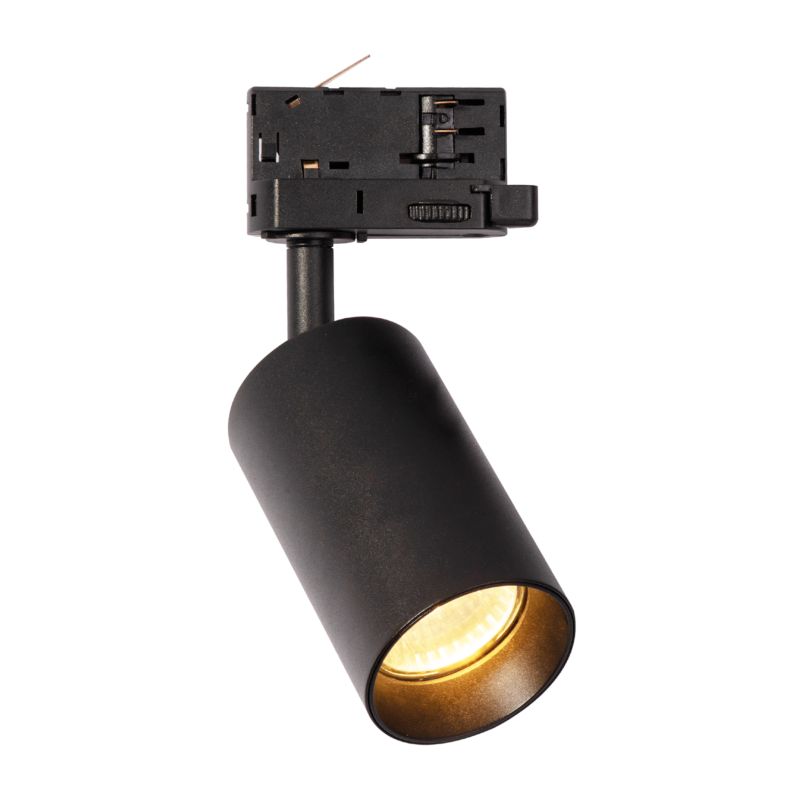 Reflektor szynowy oprawa Milagro Pipe Track 1xGU10 3-obwodowy czarny