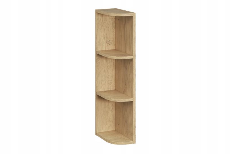 Regał łazienkowy Furnidea 15x80 cm dąb Cremona otwarty Dalia 1 szt.
