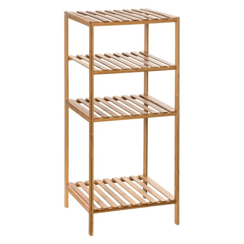 Regał bambusowy na książki i pudełka 5FIVE SIMPLY SMART ażurowy boho do salonu 77,5 cm 1 szt.