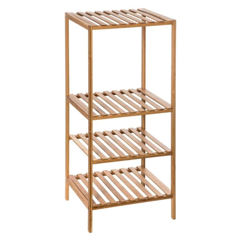 Regał bambusowy na książki i pudełka 5FIVE SIMPLY SMART ażurowy boho do salonu 77,5 cm 1 szt.