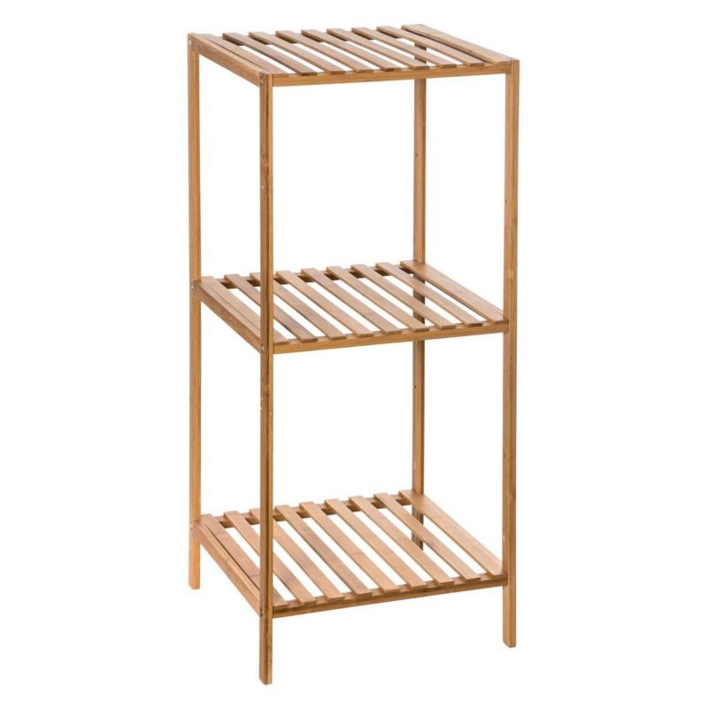 Regał bambusowy na książki i pudełka 5FIVE SIMPLY SMART ażurowy boho do salonu 77,5 cm 1 szt.