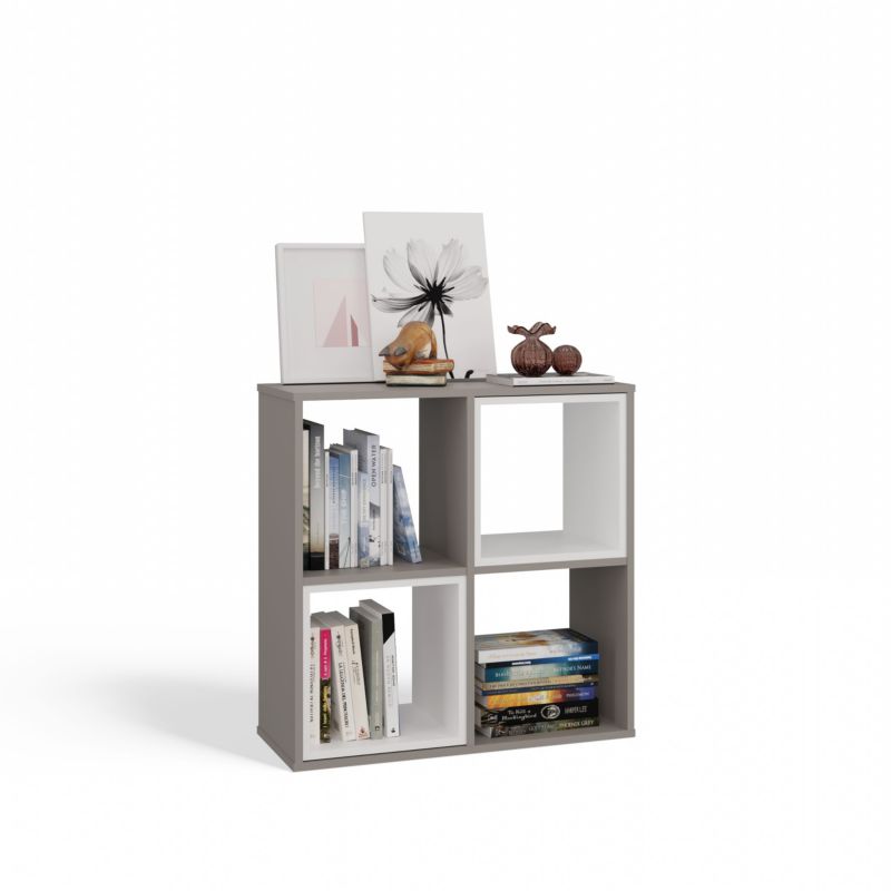 Regał Komorowy Topeshop Malax 2x2 Glina 30x74x75 cm 1 szt.