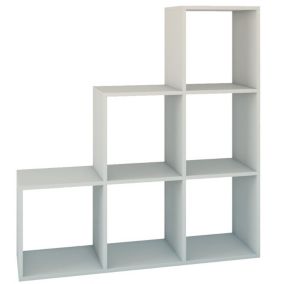 Regał Komorowy Topeshop Schodkowy Step RS-30 Biel 30x115x115 cm 1 szt.