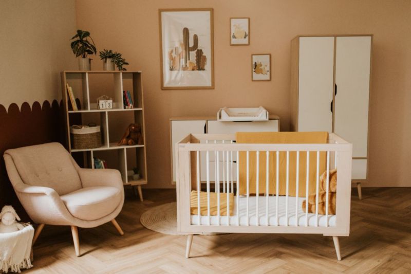 Regał Little Sky SOFIE biały/buk 1 szt