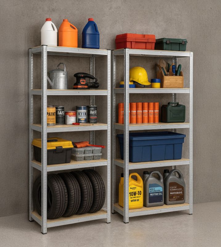 Regał Magazynowy Hardmaister Metalowy Garażowy do garażu  180x90x30cm 875kg MOCNY 1 szt