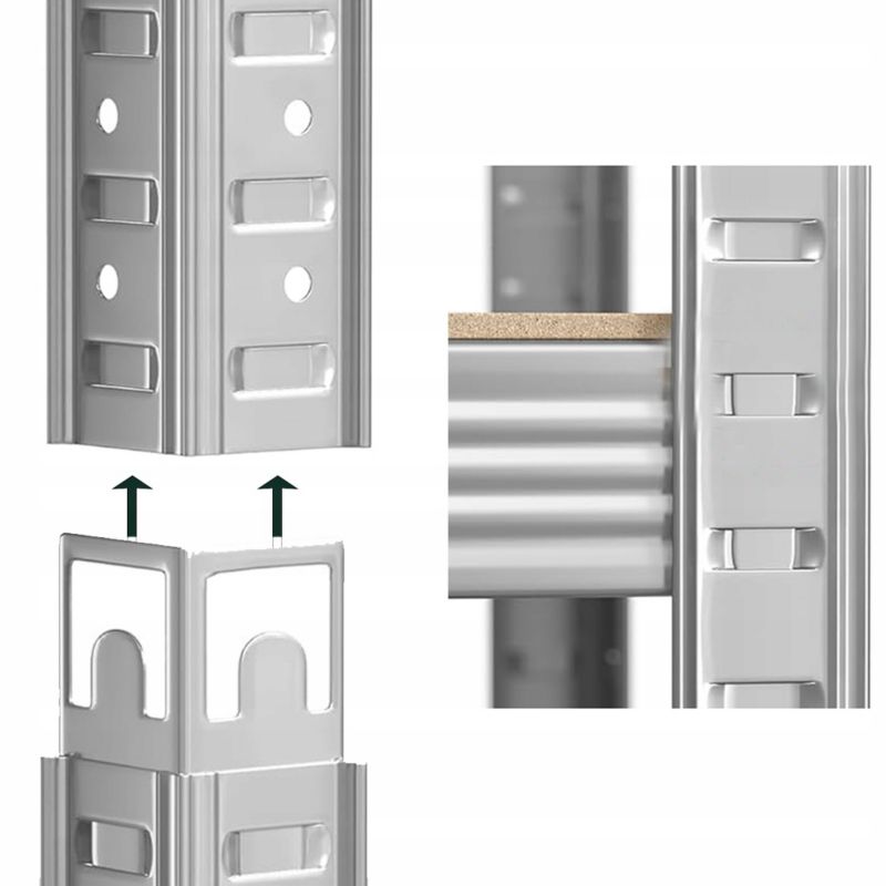 Regał Magazynowy Hardmaister Metalowy Garażowy do garażu  180x90x30cm 875kg MOCNY 1 szt
