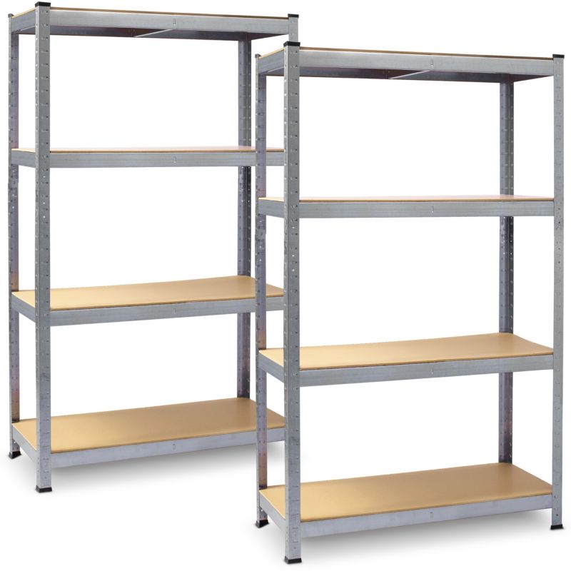 Regał magazynowy Plonos 180x90x40cm metalowy 4 półki 150 kg 2 szt.