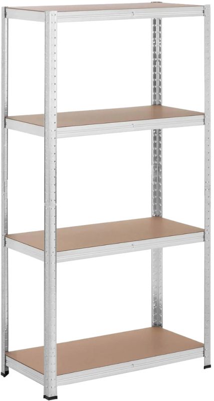 Regał metalowy magazynowy 4 półki FUNFIT HOME&OFFICE do piwnicy garażu 180x90x40cm 1000kg 1 szt.