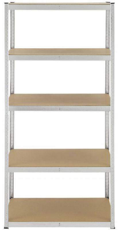 Regał metalowy magazynowy 5 półki FUNFIT HOME&OFFICE do piwnicy garażu 180x90x30cm 875kg 1 szt.