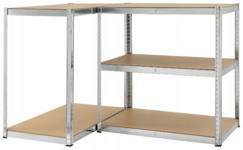 Regał metalowy magazynowy 5 półki FUNFIT HOME&OFFICE do piwnicy garażu 180x90x30cm 875kg 1 szt.