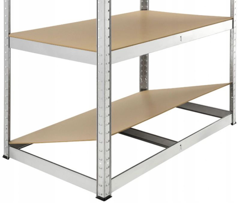 Regał metalowy magazynowy 5 półki FUNFIT HOME&OFFICE do piwnicy garażu 180x90x30cm 875kg 1 szt.