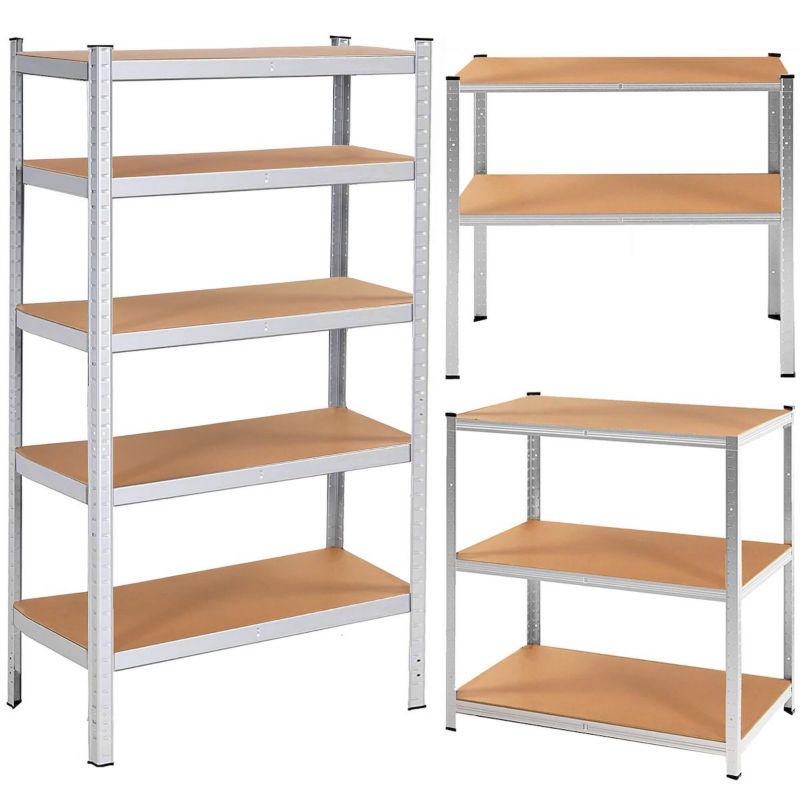 Regał metalowy magazynowy Springos 5 półek 150x75x30 cm 675 kg do piwnicy, garażu 1 szt.