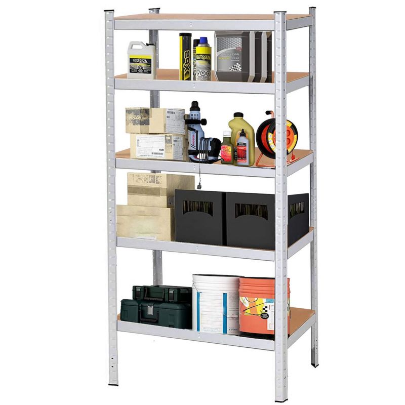 Regał metalowy magazynowy Springos 5 półek 180x100x60cm 1000 kg do garażu, piwnicy 1 szt.