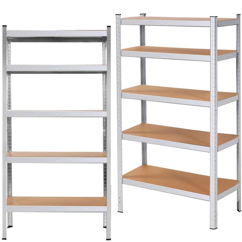 Regał metalowy magazynowy Springos 5 półek 180x100x60cm 1000 kg do garażu, piwnicy 1 szt.