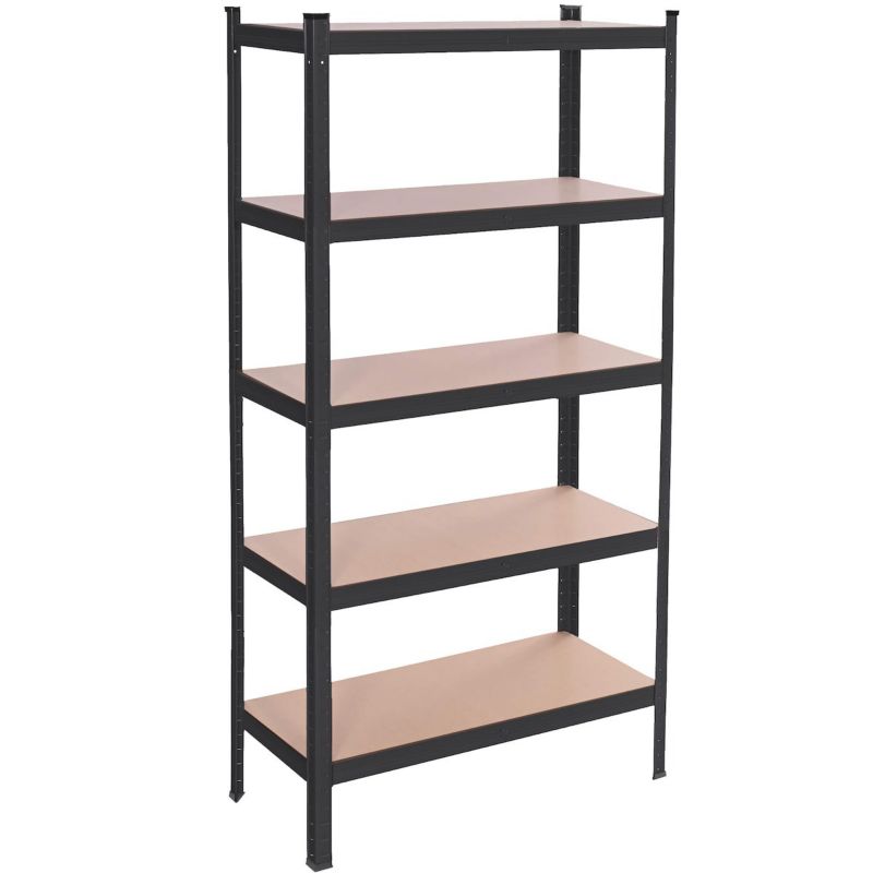 Regał metalowy magazynowy Springos z 5 półkami 150x75x30cm do piwnicy, garażu 1 szt.