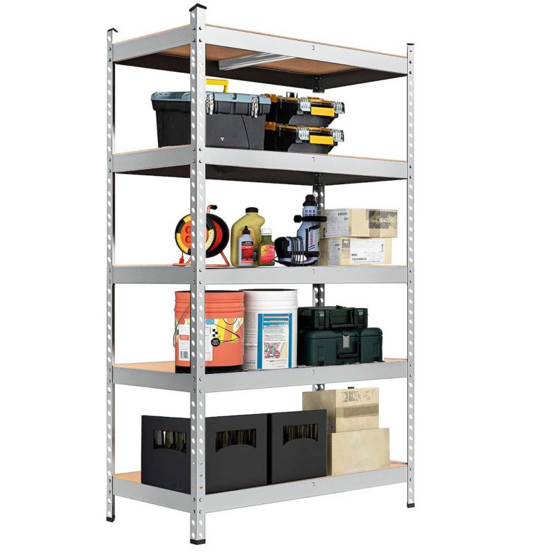 Regał metalowy magazynowy z 5 półkami Springos 205x120x45 cm 1000kg do piwnicy, garażu 1 szt.