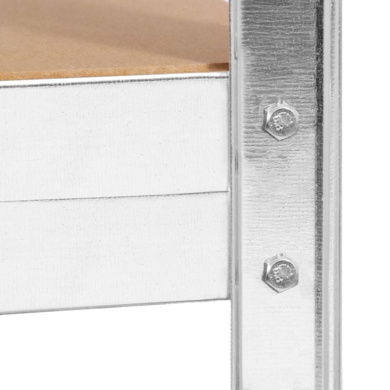 Regał metalowy magazynowy z 5 półkami Springos 205x120x45 cm 1000kg do piwnicy, garażu 1 szt.